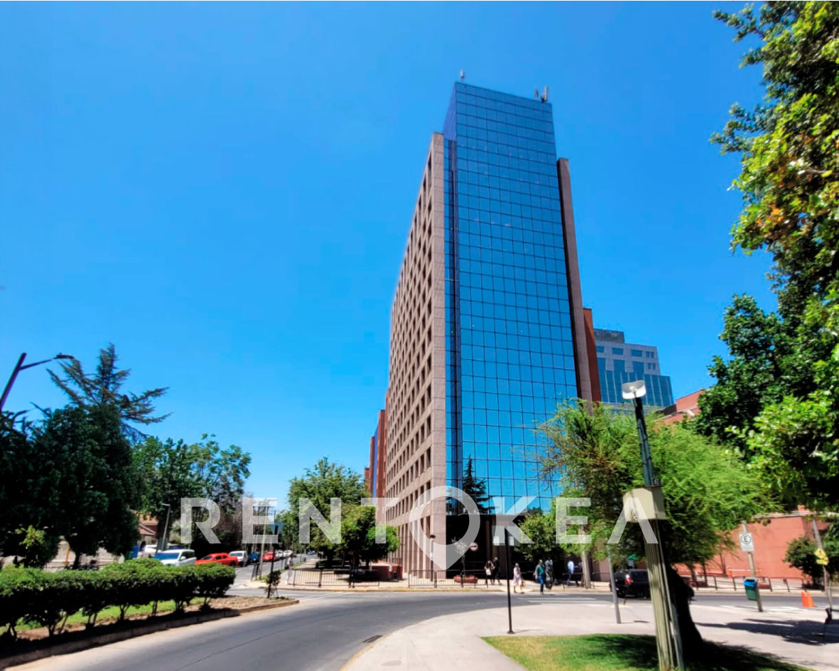 Plano general del frontis del edificio Paseo Apoquindo